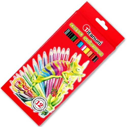 Kredki ołówkowe Kameleon 12 kolorów #2