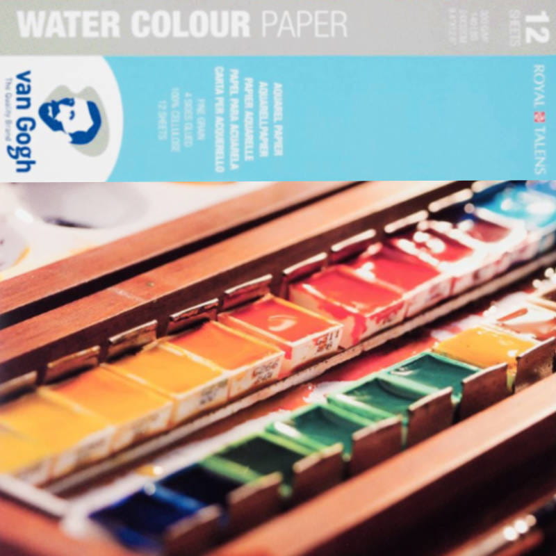Blok do farb akwarelowych Watercolour Paper 300g - 24x32cm #3