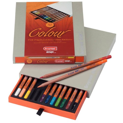 Kredki artystyczne w pudełku  12szt. Bruynzeel #1