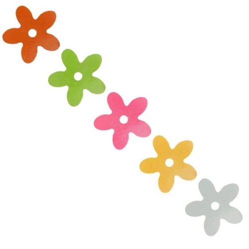 Cekiny kwiaty 5 kolorów #2