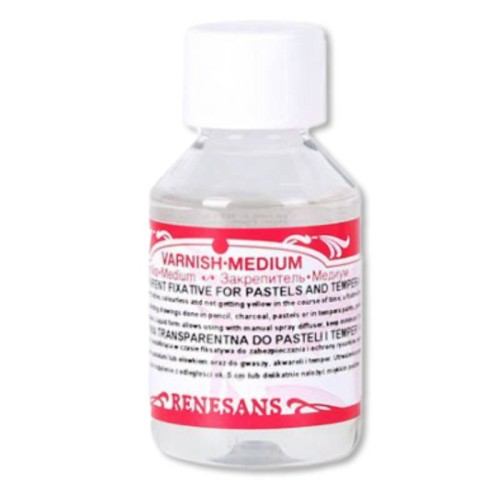 Fiksatywa werniks do pasteli i temper 100ml Renesans #1