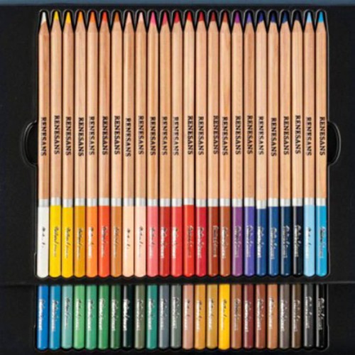 Kredki soft Natural 48kol. Renesans w metalowym pudełku #2