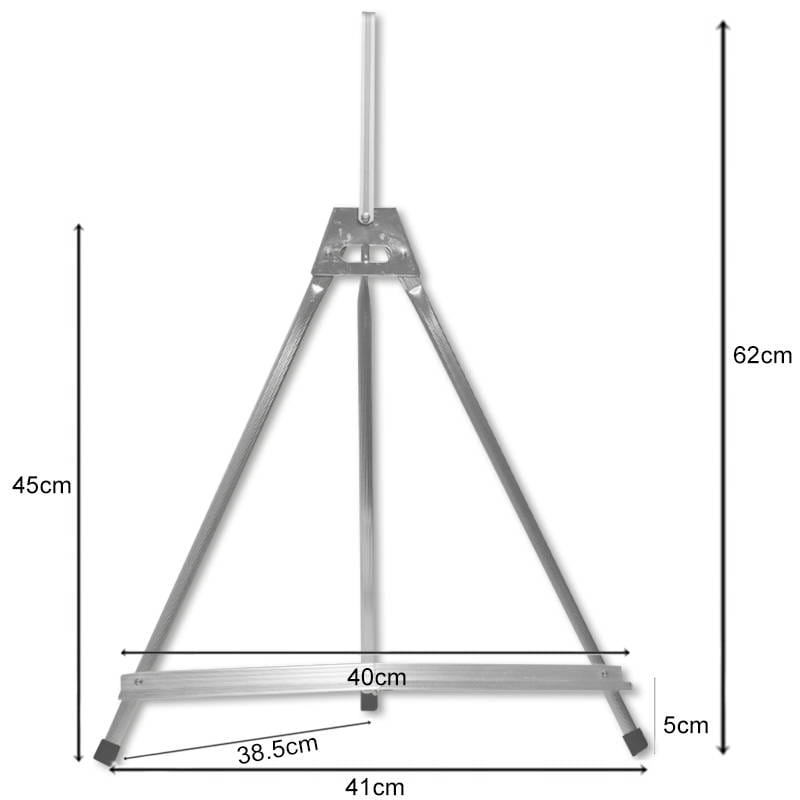 Sztaluga malarska stołowa - 45cm aluminiowa #2