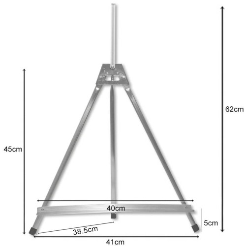 Sztaluga malarska stołowa - 45cm aluminiowa #2