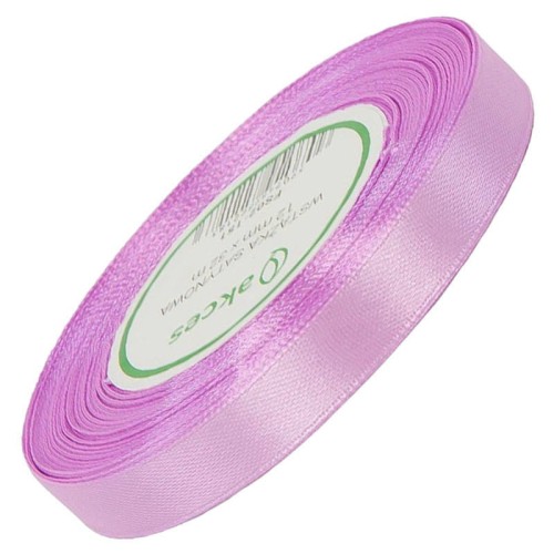 Wstążka satynowa różowo-fioletowa 12mm - 32mb #1