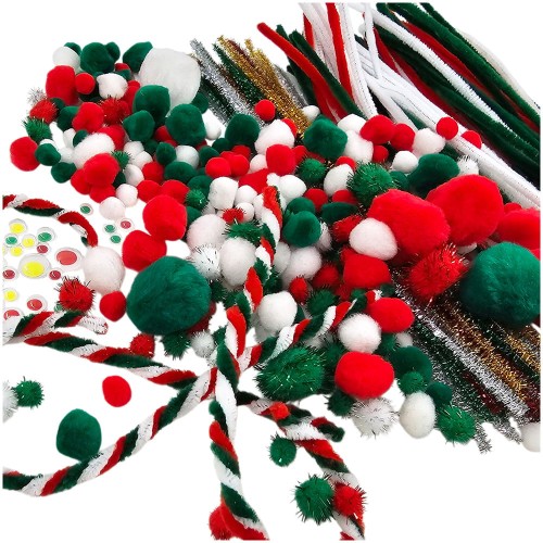 Druciki kreatywne z pomponami - 400 elementów #2