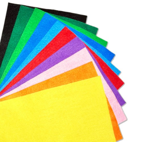 Filc dekoracyjny A5 - Zestaw 10 kolorów #2