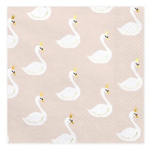 Serwetka 33x33cm - Lovely Swan #1