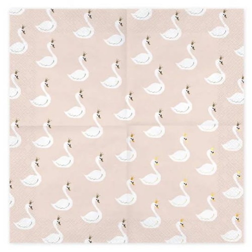 Serwetka 33x33cm - Lovely Swan #2