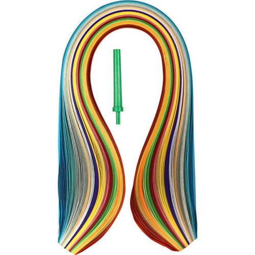 Paski do quillingu 5mm 150szt. + Igła #1