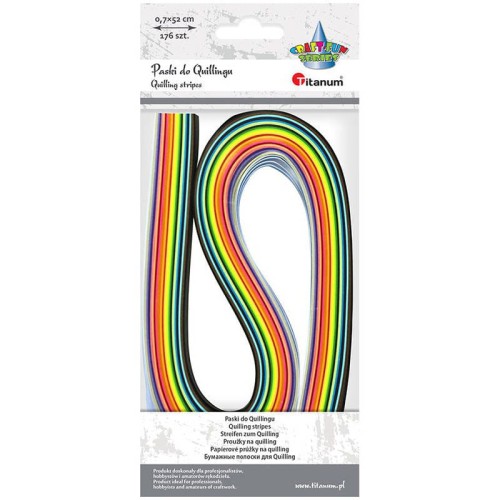Paski do quillingu 7mm 22 kolory - 176szt. #2