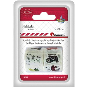 Naklejki świąteczne na taśmie - 180szt #1