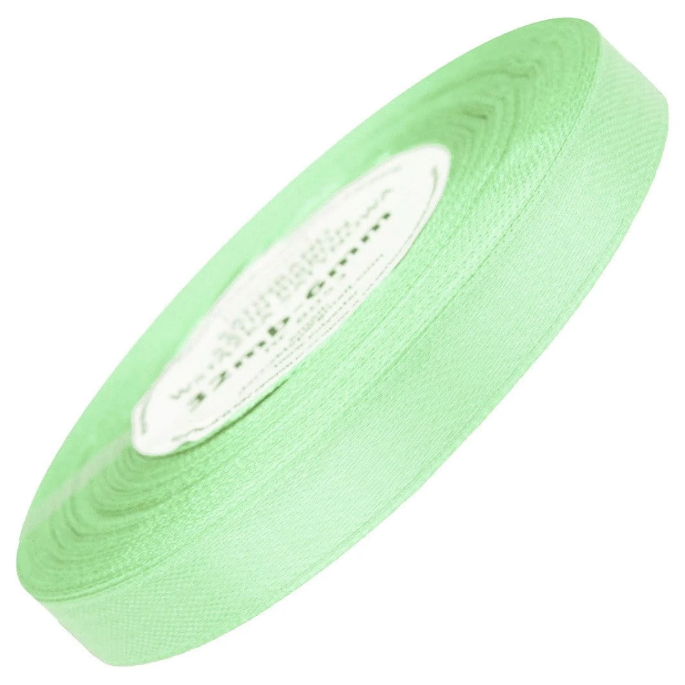 Wstążka satynowa pistacjowa 12mm - 32mb #1