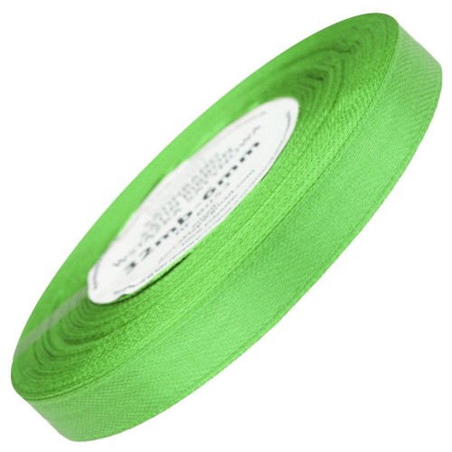 Wstążka satynowa zielona 12mm - 32mb #1