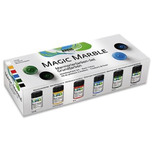 Farby marmurkowe Basic 6x20ml - uniwersalne #2