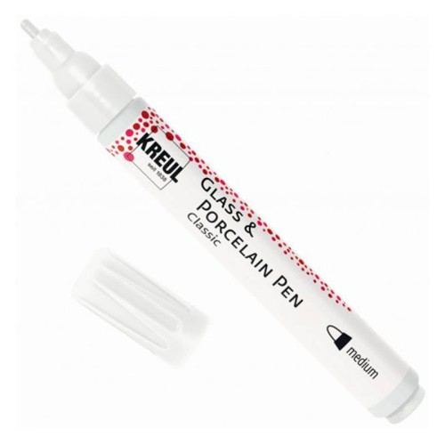 Biały pisak do porcelany 1-2mm Kreul #1