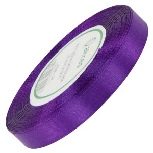 Wstążka satynowa Akces fioletowa 12 mm, 32 m kolor 134 #1
