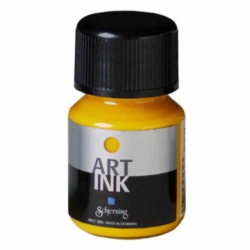 Tusz rysunkowy do kaligrafii Schjerning - żółty #1
