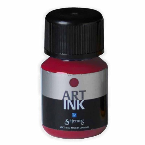 Tusz rysunkowy do kaligrafii Schjerning - czerwony #1