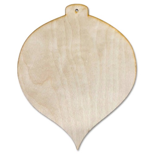 Drewniana ozdoba zawieszka duża Bombka drewniana 25cm #1