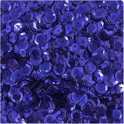 Cekiny okrągłe metaliczne 9mm 15g - Loveart - niebieskie #1
