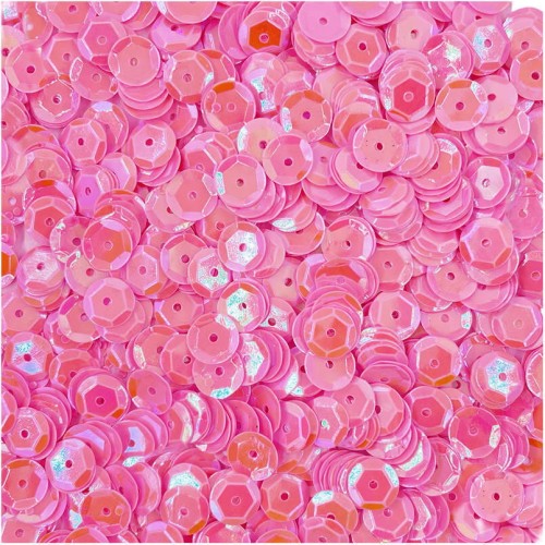 Cekiny okrągłe opalizujące 9mm 15g - Loveart - koralowe #1