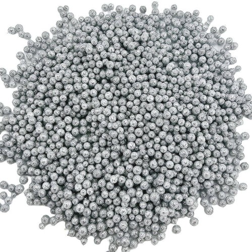Kulki styropianowe brokatowe 2-3mm 10g - srebrne #1