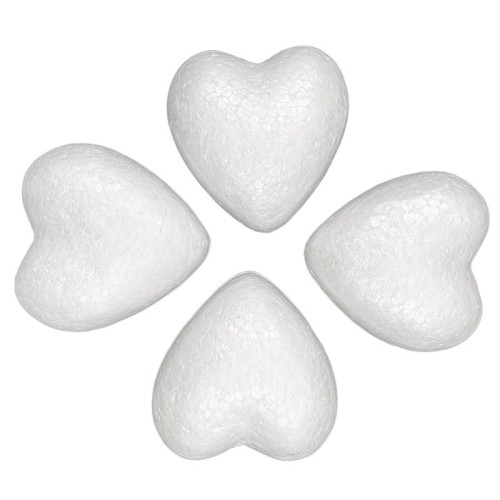 Serca styropianowe 6 cm LOVEART - 4szt #1