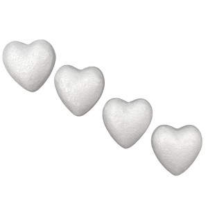 Serca styropianowe 6 cm LOVEART - 4szt #2