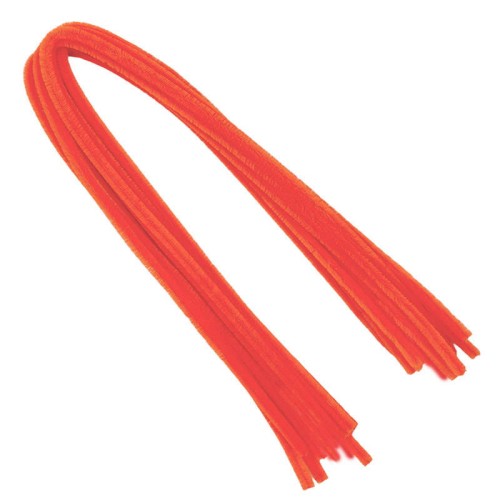 Druciki kreatywne 60cm 10szt. - Loveart - pomarańczowe #1