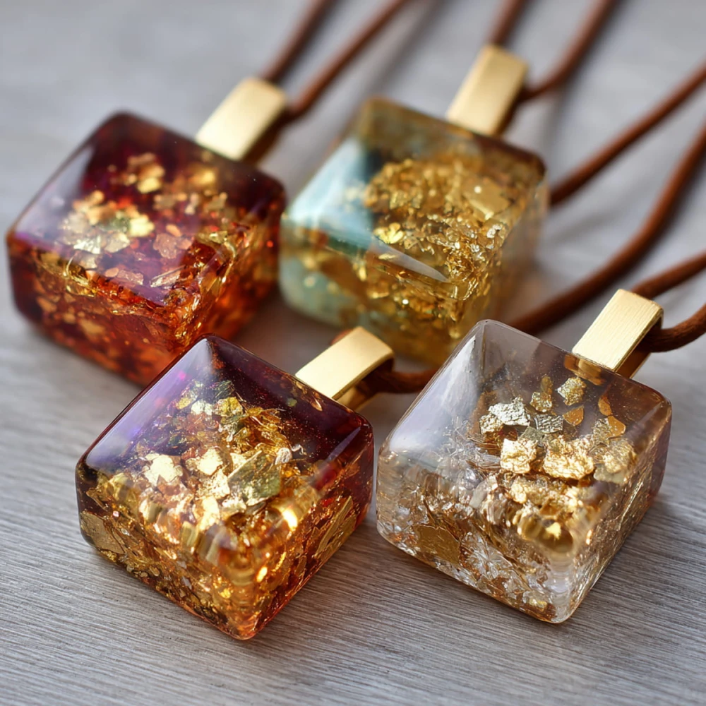 Folia do złoceń w płatkach - Loveart - złota #3