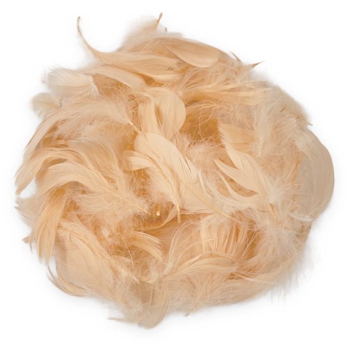 Piórka dekoracyjne 6-12cm 10g morelowe - Loveart #1