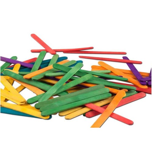 Patyczki kreatywne kolorowe 113mm - 50szt #2