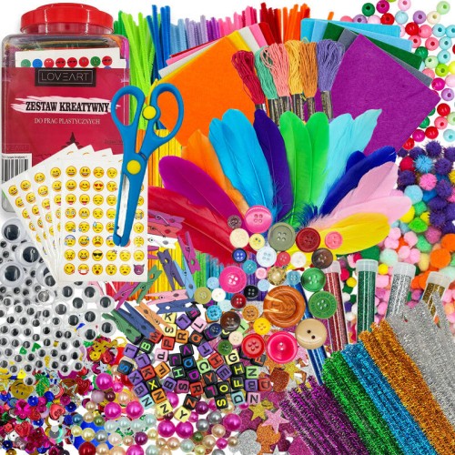 Zestaw kreatywny do prac plastycznych dla dzieci #1