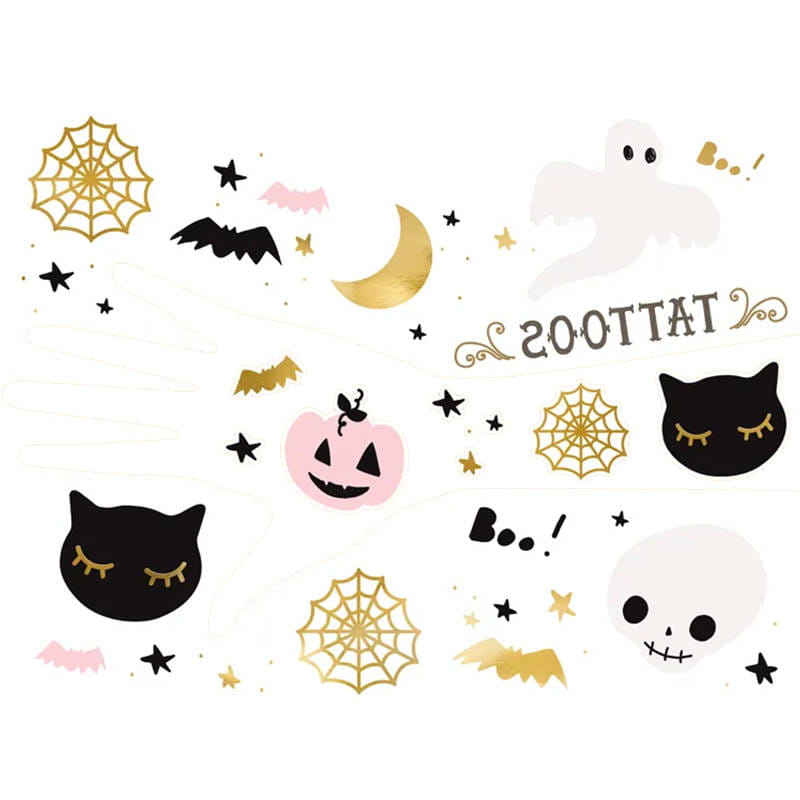 Tatuaże zmywalne dla dzieci - BOO 12 sztuk #1