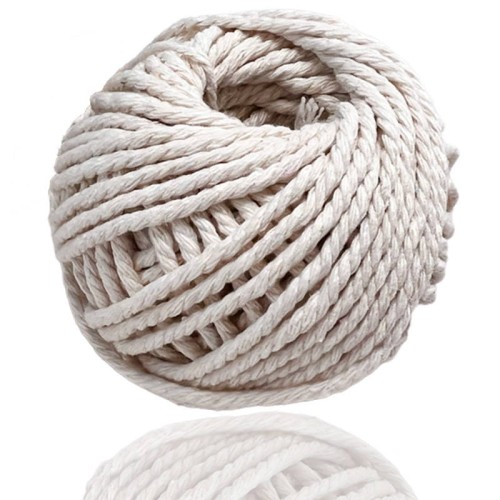 Sznurek bawełniany biały 3mm x 20m #1