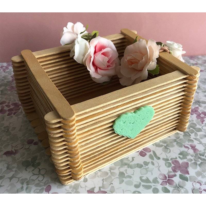 Patyczki kreatywne naturalne Loveart - 100szt #3