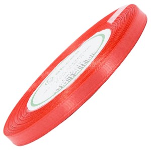 Wstążka satynowa Akces koralowa 6 mm, 32 m kolor 116 #1