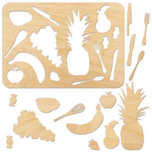 Szablon malarski 15 elementów - 20 x 28cm #1