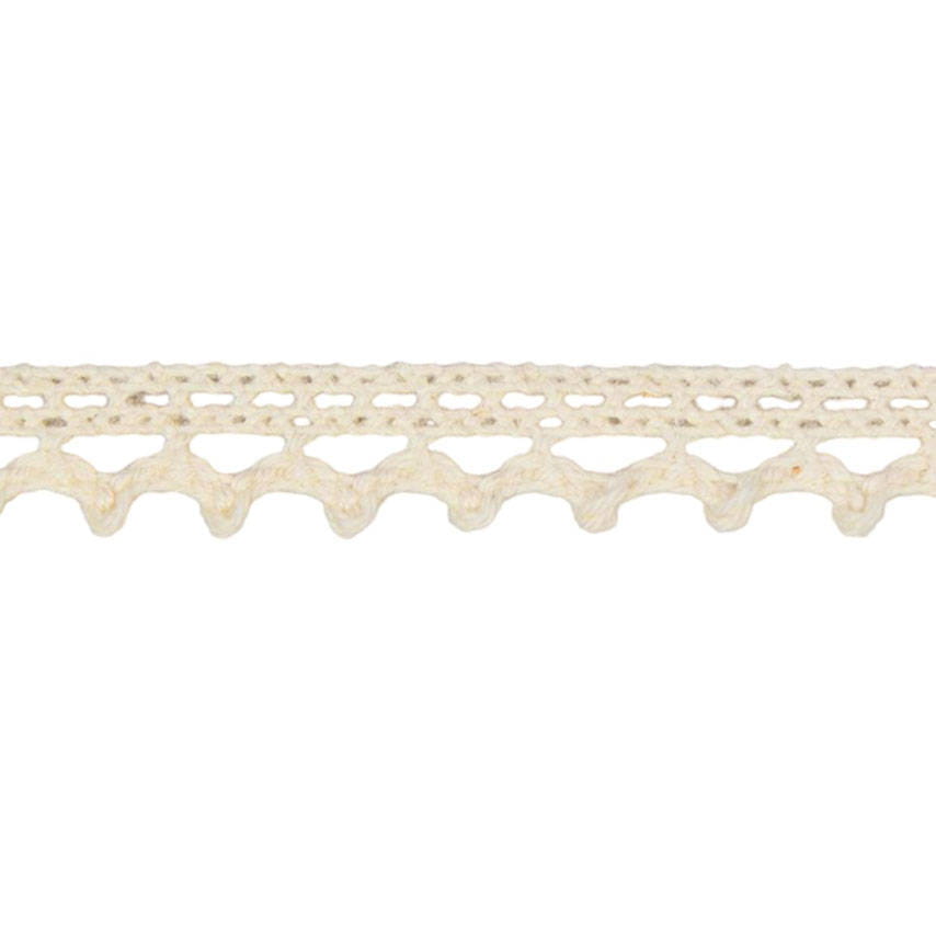 Koronka bawełniana kremowa 10mm x 4,55m #2