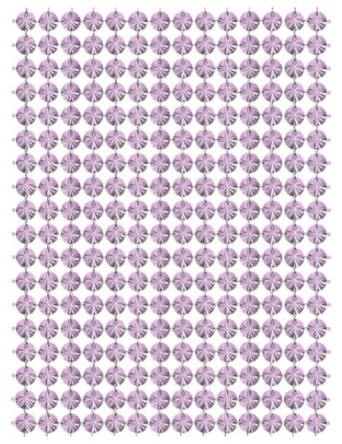 Ćwieki różowe taśma dekoracyjna stożek 252 sztuki #1