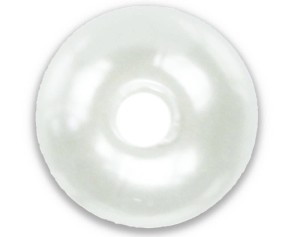 Koraliki plastikowe do nawlekania 8mm - Białe #2
