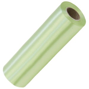 Wstążka satynowa do kokard 16cm - jasna zielona #1