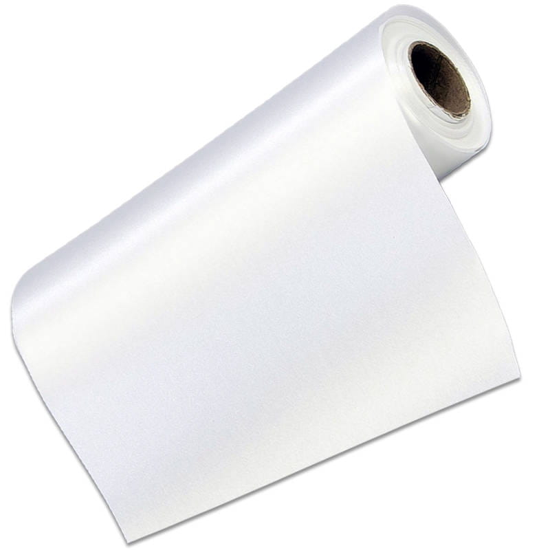 Satynowa tkanina na rolce 36cm - biała #1
