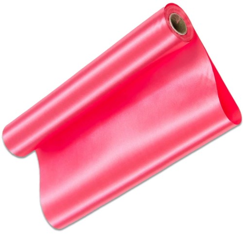 Satynowa tkanina na rolce 36cm - 13 koralowa #1