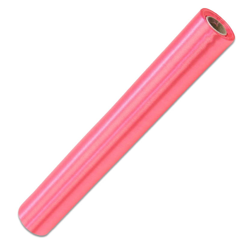 Satynowa tkanina na rolce 36cm - 13 koralowa #2