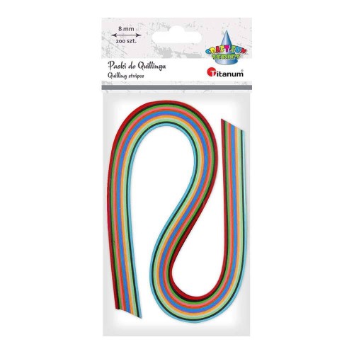 Paski do quillingu 8mm 12 kolorów - 200szt. #2