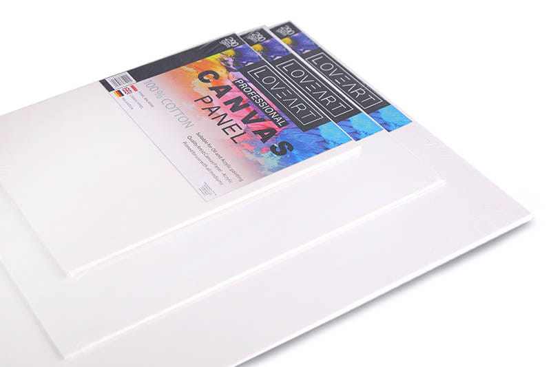 Panele malarskie 3 sztuki płótna 24x30cm Loveart #3