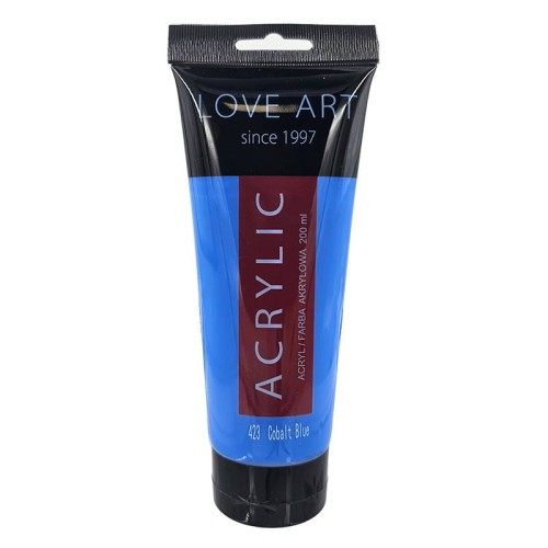 Farba akrylowa LoveArt 200ml - 423 Cobalt Blue - kobaltowa #1