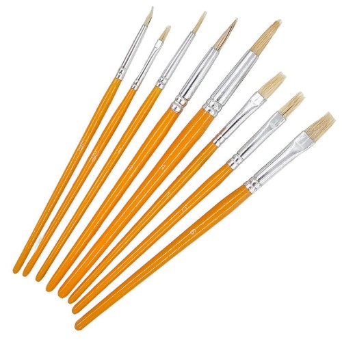 Zestaw pędzli do farb olejnych LoveArt - 8 sztuk #1